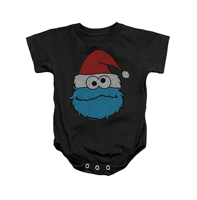 Sesame Street Baby Boys Youth Cookie Monster Christmas Snapsuit