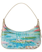 Brahmin Kyrie Small Embossed Leather Shoulder Bag