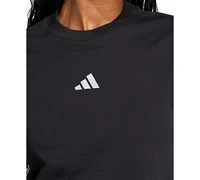 adidas Women's Essentials 3-Stripes Cotton T-Shirt