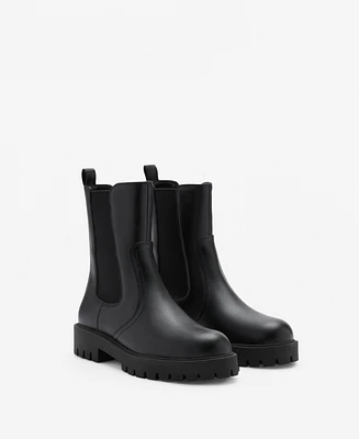 Mango Women's Track Sole Chelsea Boots