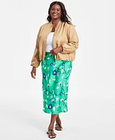 On 34th Trendy Plus Pull-On Skirt, Exclusively at Macy's