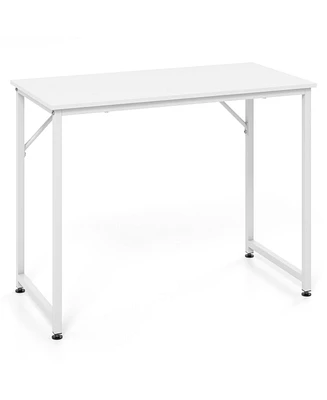 Gouun L Shaped Computer Desk and Writing Workstation for Home and Office