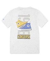 Converse Big Boys Retro Front Back Sneaker T-shirt