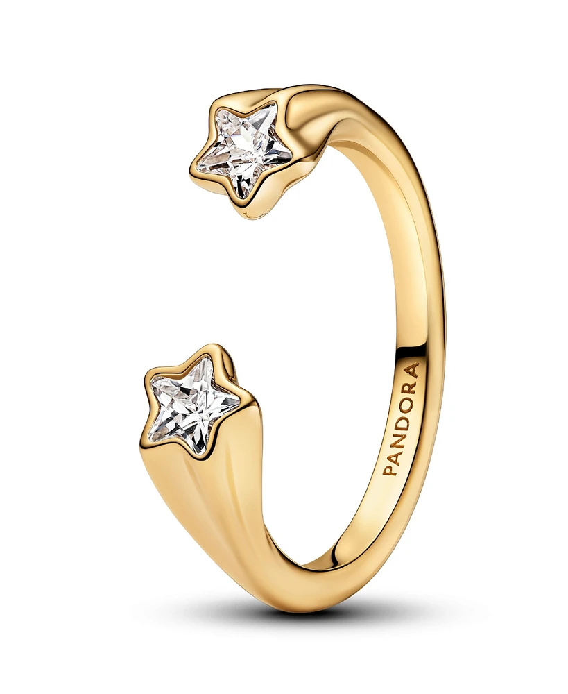 Pandora Gold-Plated Shooting Stars Open Ring