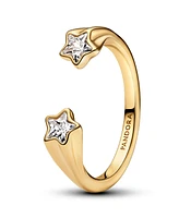 Pandora Gold-Plated Shooting Stars Open Ring