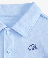 First Impressions Baby Boys Little Elephant-Detail Polo Shirt, Exclusively at Macy's