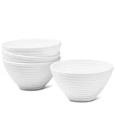 Arch Studio Opal Glass Spiral Cereal Bowls, Set of 4, Exclusively at Macy's