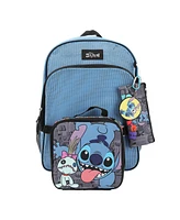 Disney Disney's Stitch 5-Piece Mesh Backpack & Lunchbox Set