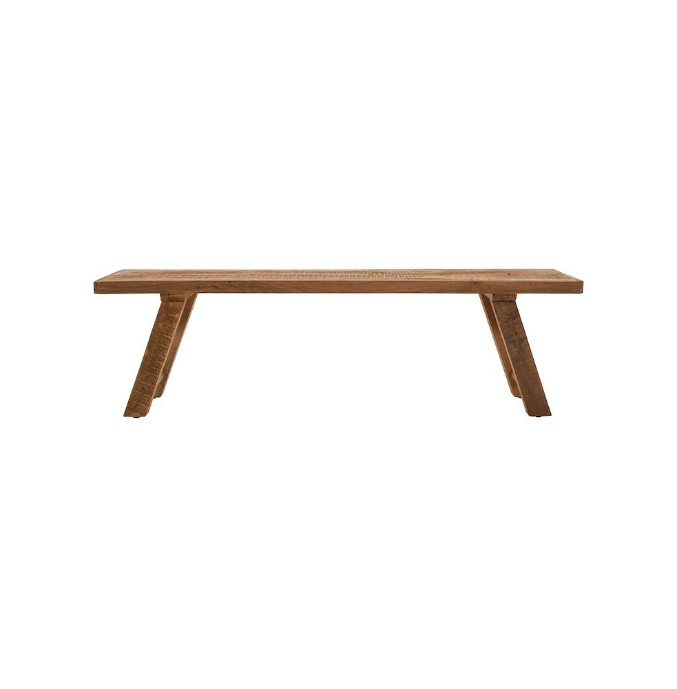 Jofran Reclamation 60" Rustic Reclaimed Solid Wood Dining Bench