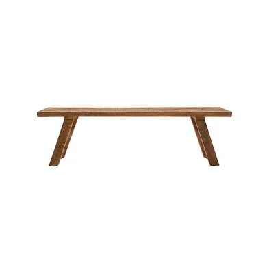 Jofran Reclamation 60" Rustic Reclaimed Solid Wood Dining Bench