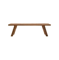 Jofran Reclamation 60" Rustic Reclaimed Solid Wood Dining Bench