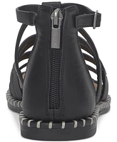 Lucky Brand Women's Korina Embellished Strappy Gladiator Flat Sandals