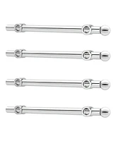 Rev-a-Shelf 12" Extendable Metal Closet Valet Rod, Chrome, Cvr-12-cr (4 Pack)