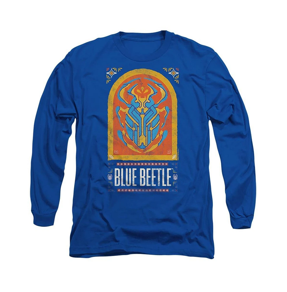 Blue Beetle Men's Archway Long Sleeve Adult Tee / T-Shirt