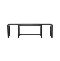 Jofran Bradford Modern Extendable Solid Mango Hardwood Bench