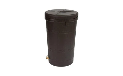 Slickblue Single Spigot Eco 50-Gallon Rain Barrel for Water Conservation and Garden Use