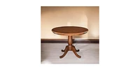 Slickblue Round 36-Inch Pedestal Table - Ideal for Intimate Dining and Gathering