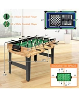 Kuyotq 10-in-1 Multi Combo Game Table Set for Home