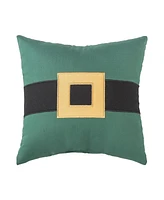 C&F Home 10" x 10" St. Patrick's Day Belt Embroidered Small/Petite Accent Throw Pillow