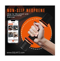 Squatz Adjustable Weight Dumbbells with Non-Slip Neoprene Grip for Versatile Workouts