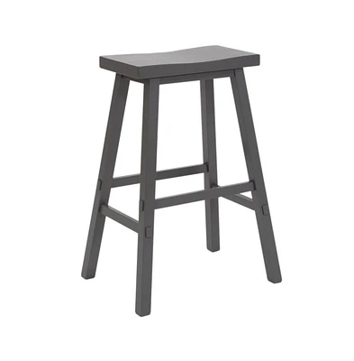 Liberty Furniture 30 Inch Sawhorse Stool- Gray