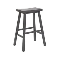 Liberty Furniture 30 Inch Sawhorse Stool- Gray
