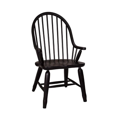 Liberty Furniture Bow Back Arm Chair - Black