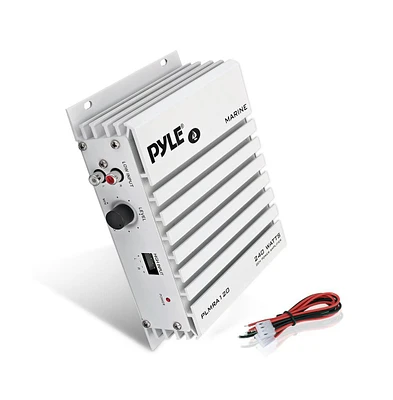 Pyle 2-Channel Waterproof Marine Amplifier, 240 Watts