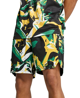 Puma Men's Rival Rage Regular-Fit Printed 9" Mesh Shorts