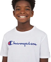 Champion Big Boys Signature Logo T-Shirt