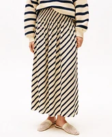 Tommy Hilfiger x Sofia Richie Grainge Women's Brenton Striped Drop-Waist Maxi Skirt