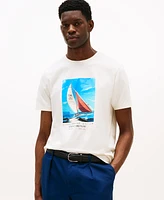 Tommy Hilfiger Men's Sail Logo Graphic T-Shirt