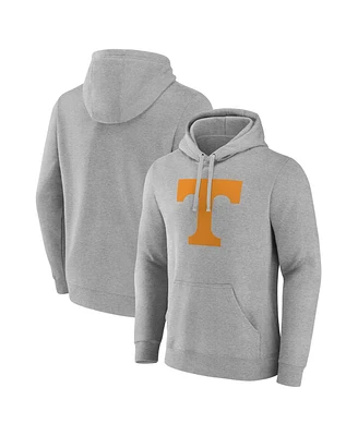 Fanatics Men's Heather Gray Tennessee Volunteers Primary Logo Pullover Hoodie