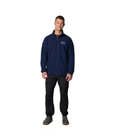 Columbia Men's Navy Penn State Nittany Lions Flanker Iv Fleece Raglan Full-Zip Jacket