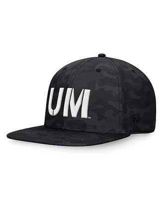 Top of the World Men's Black Miami Hurricanes Oht Military Appreciation Troop Snapback Hat