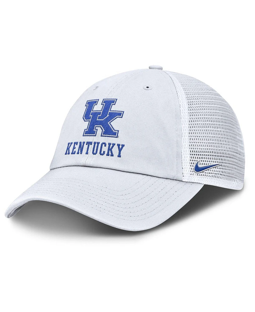 Nike Men's White Kentucky Wildcats Club Trucker Adjustable Hat