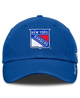 Fanatics Women's Blue New York Rangers Core Logo Adjustable Hat