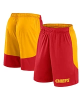 Fanatics Men's Red/Gold Kansas City Chiefs Launch Shorts