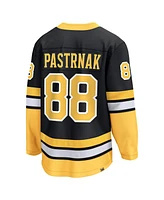 Men's Fanatics David Pastrnak Black Boston Bruins 100th Anniversary Premier Breakaway Player Jersey