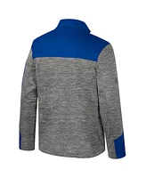 Colosseum Men's Gray/Royal Duke Blue Devils Guard Full-Zip Jacket