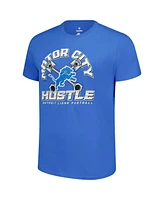 Fanatics Men's Blue Detroit Lions Motor City Hustle T-Shirt