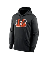 Nike Men's Joe Burrow Black Cincinnati Bengals Player Name Number Performance Pullover Hoodie