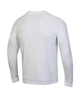 Under Armour Men's White Notre Dame Fighting Irish 2024 Wear Green All Fight Rival Fleece Pullover Sweatshirt