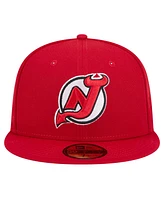 New Era Men's Red Jersey Devils Core 59FIFTY Fitted Hat