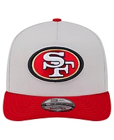 New Era Men's Stone San Francisco 49ers Decent 9FIFTY A-Frame Snapback Hat