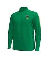 Under Armour Men's Kelly Green Notre Dame Fighting Irish Playoff Performance Quarter-Zip Jacket