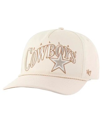 '47 Brand Men's Natural Dallas Cowboys Wave Rope Hitch Adjustable Hat