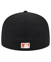 New Era Men's Black San Francisco Giants Script Sided 59FIFTY Fitted Hat