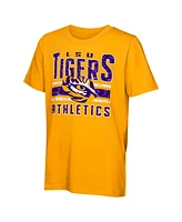 Outerstuff Big Boys and Girls Lsu Tigers the Mix T-Shirt Combo Set