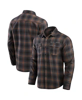 Fanatics Men's Charcoal Dallas Cowboys Classic Flannel Long Sleeve Button-Up Shirt